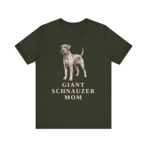 Giant Schnauzer Mom Shirt, Vintage Dog Sketch Tee, Dog Mom Gift