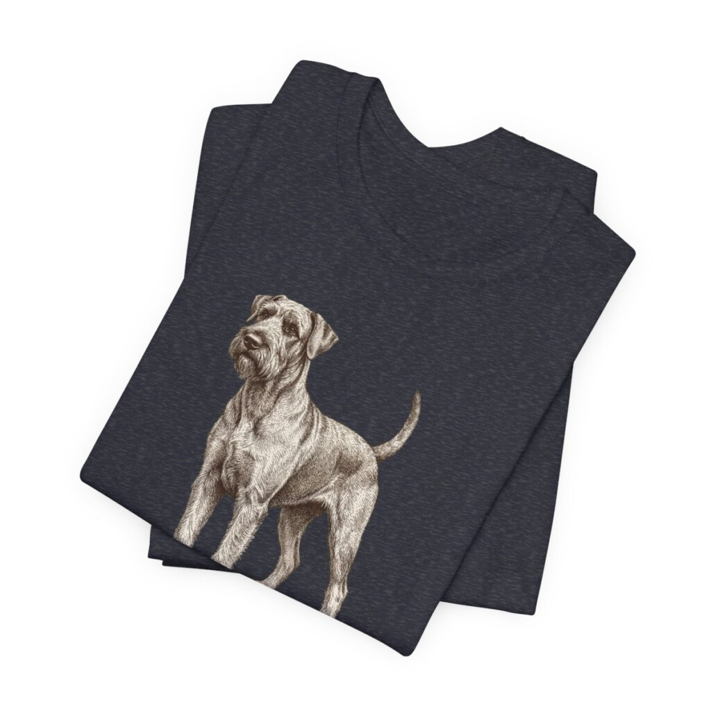 Giant Schnauzer Humor Shirt, Vintage Dog Sketch Tee, Dog Humor Gift