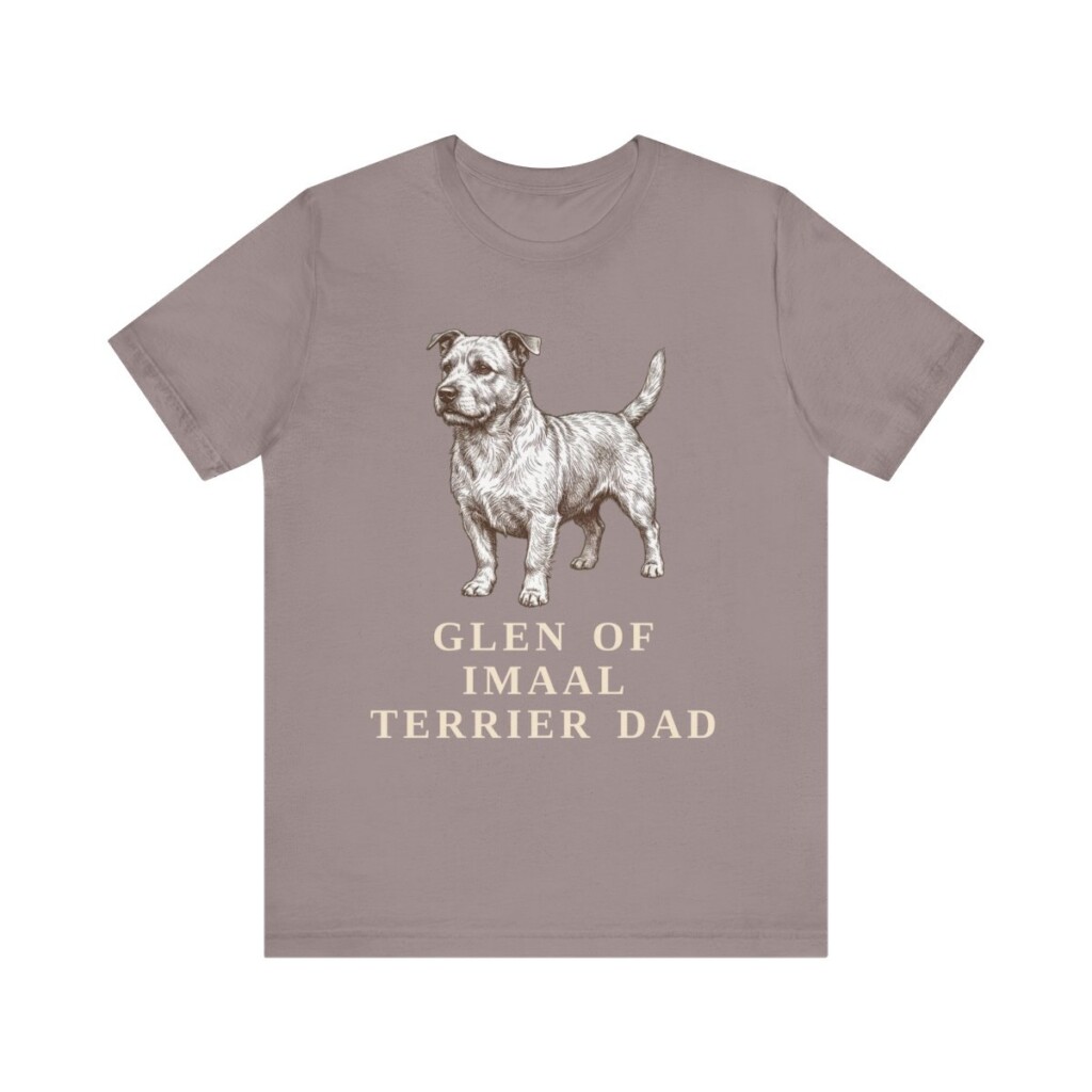 Glen of Imaal Terrier Dad Shirt, Vintage Dog Sketch Tee, Dog Dad Gift
