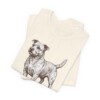 Glen of Imaal Terrier Dad Shirt, Vintage Dog Sketch Tee, Dog Dad Gift