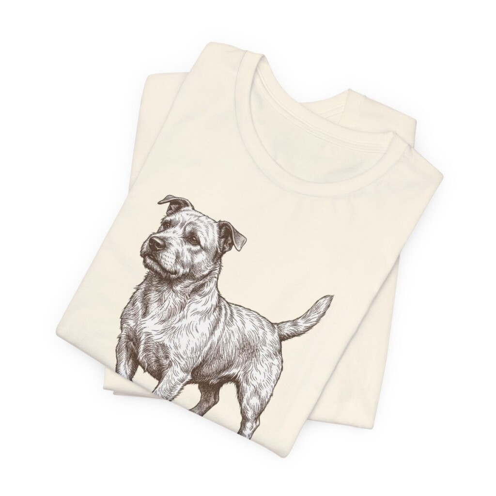 Glen of Imaal Terrier Dad Shirt, Vintage Dog Sketch Tee, Dog Dad Gift