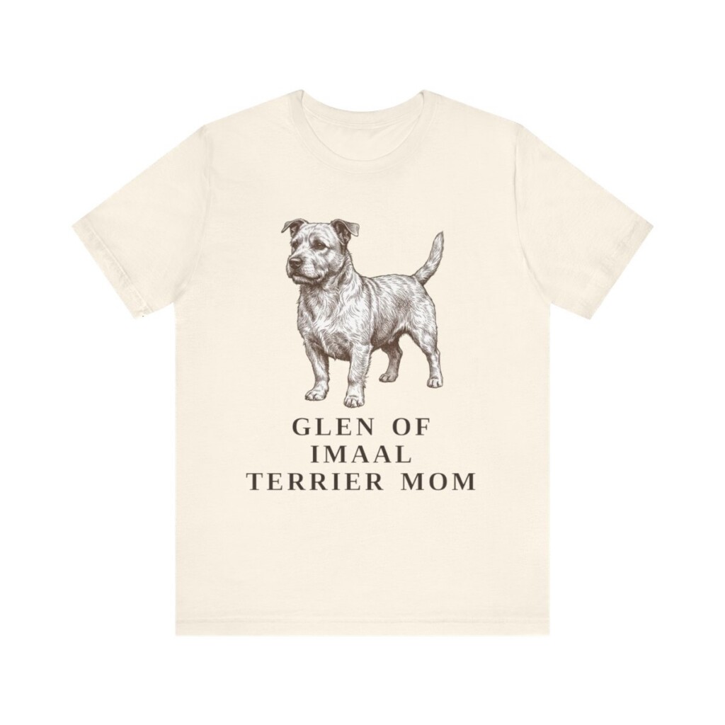 Glen of Imaal Terrier Mom Shirt, Vintage Dog Sketch Tee, Dog Mom Gift