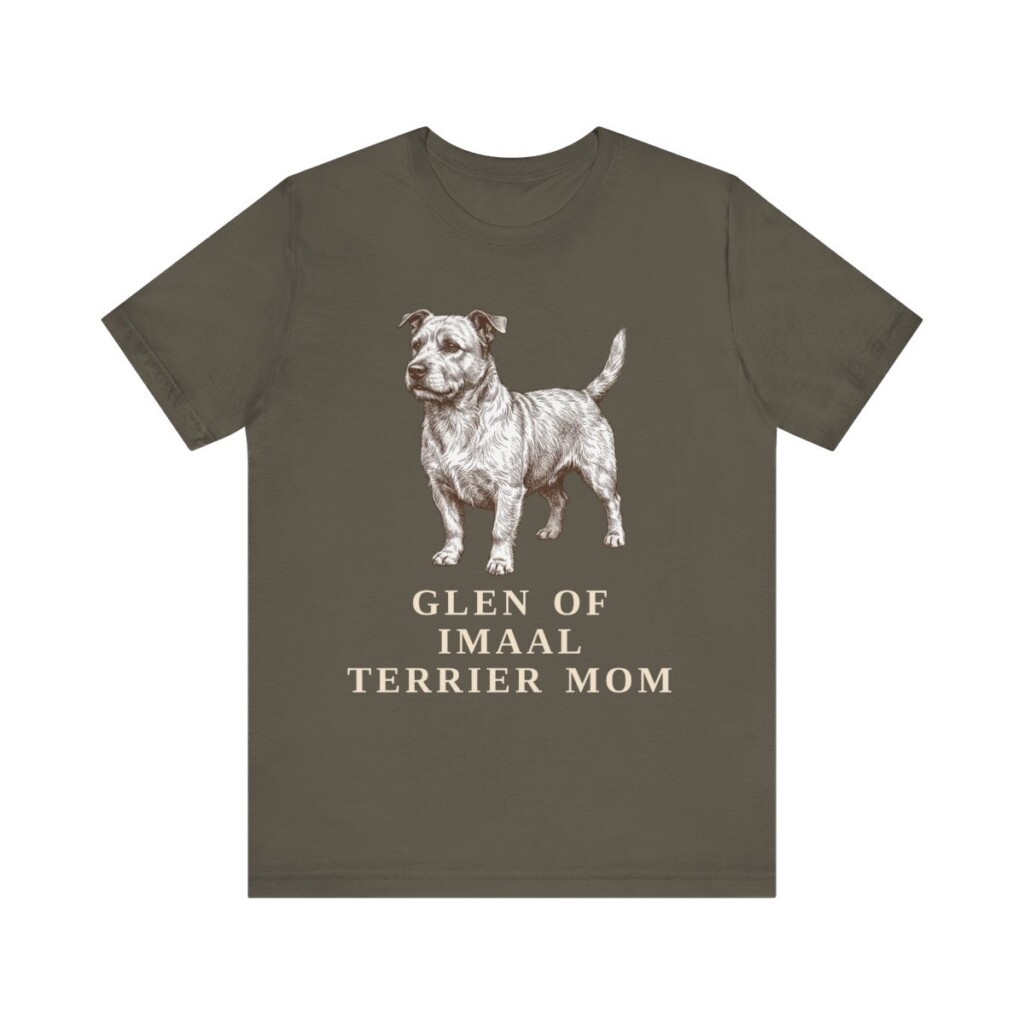 Glen of Imaal Terrier Mom Shirt, Vintage Dog Sketch Tee, Dog Mom Gift