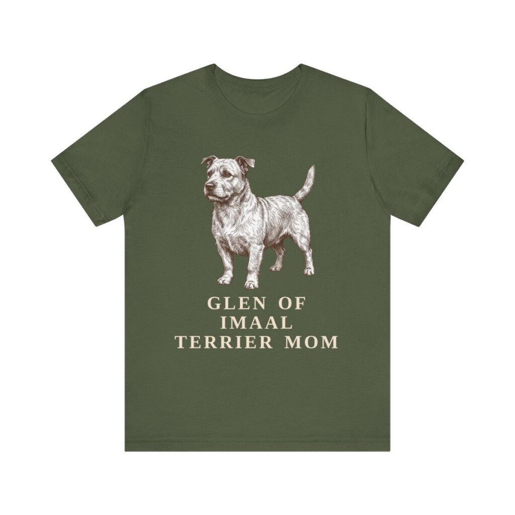Glen of Imaal Terrier Mom Shirt, Vintage Dog Sketch Tee, Dog Mom Gift