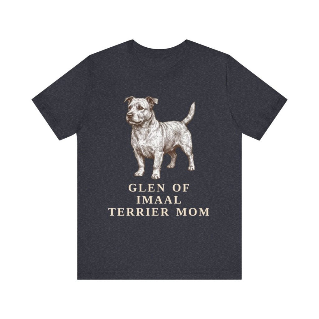 Glen of Imaal Terrier Mom Shirt, Vintage Dog Sketch Tee, Dog Mom Gift