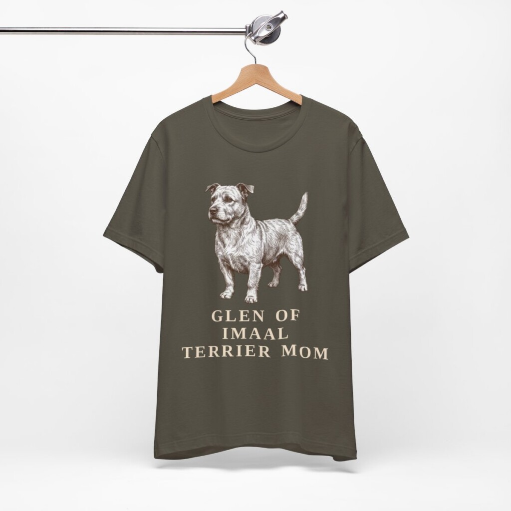 Glen of Imaal Terrier Mom Shirt, Vintage Dog Sketch Tee, Dog Mom Gift