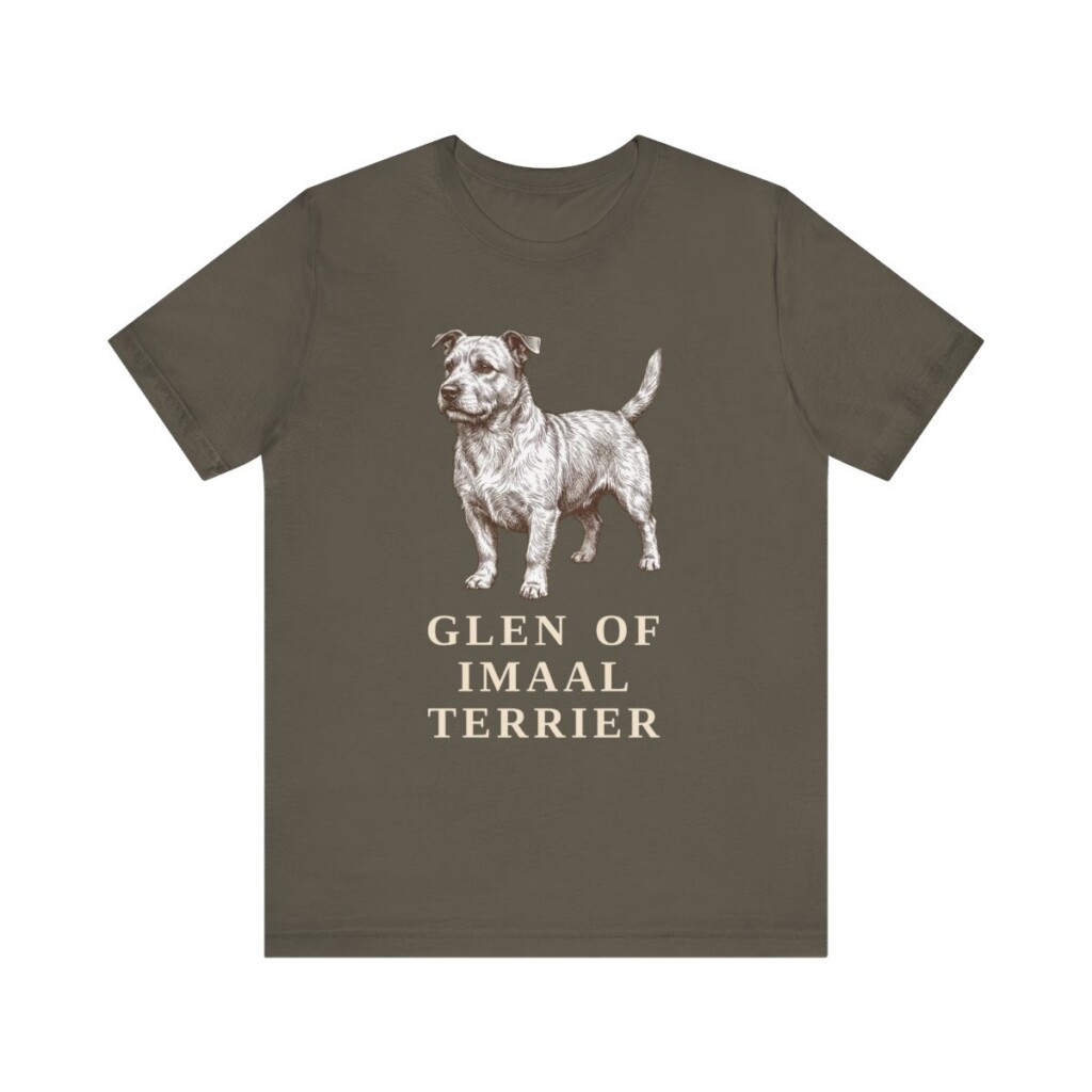 Glen of Imaal Terrier Lover Shirt, Vintage Dog Sketch Tee, Dog Lover Gift