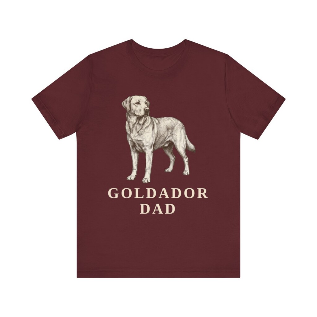 Goldador Dad Shirt, Vintage Dog Sketch Tee, Dog Dad Gift Goldador Dad Shirt, Vintage Dog Sketch Tee, Dog Dad Gift