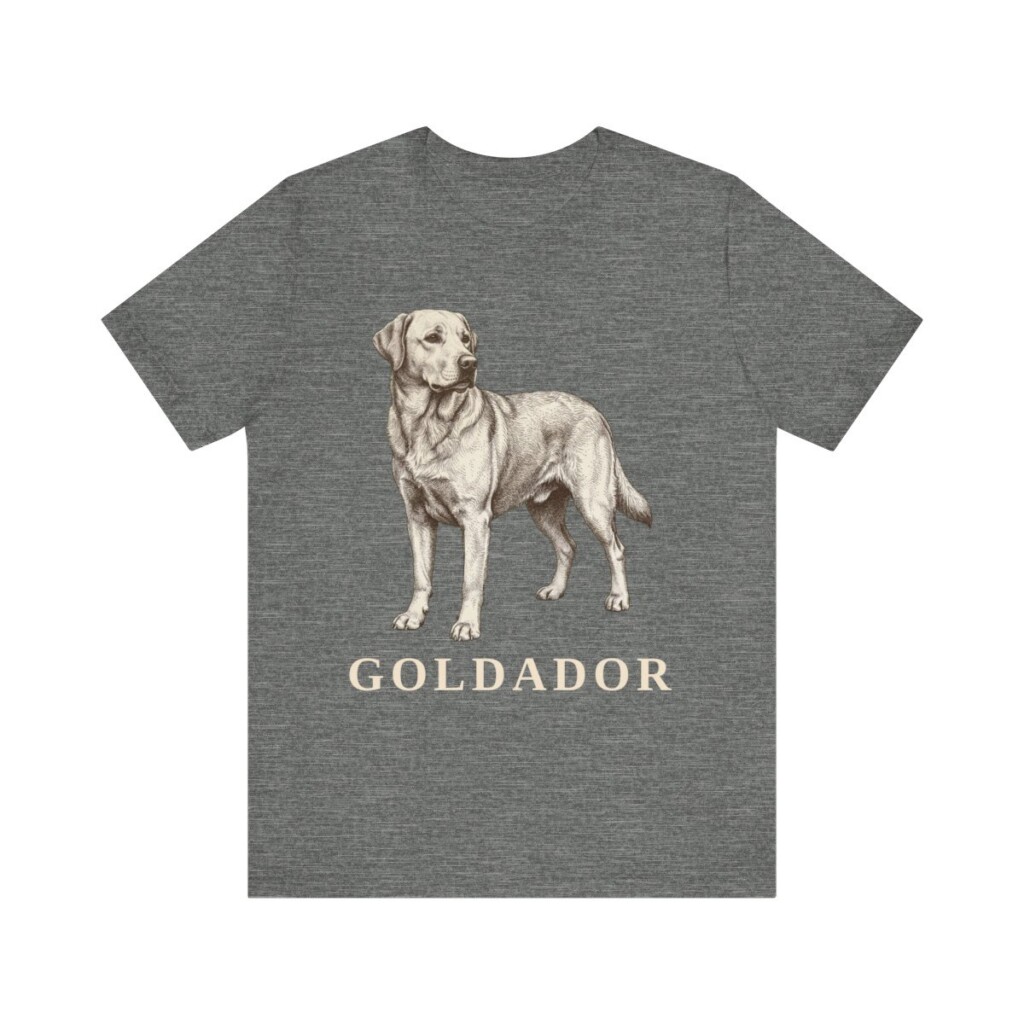 Goldador Lover Shirt, Vintage Dog Sketch Tee, Dog Lover Gift