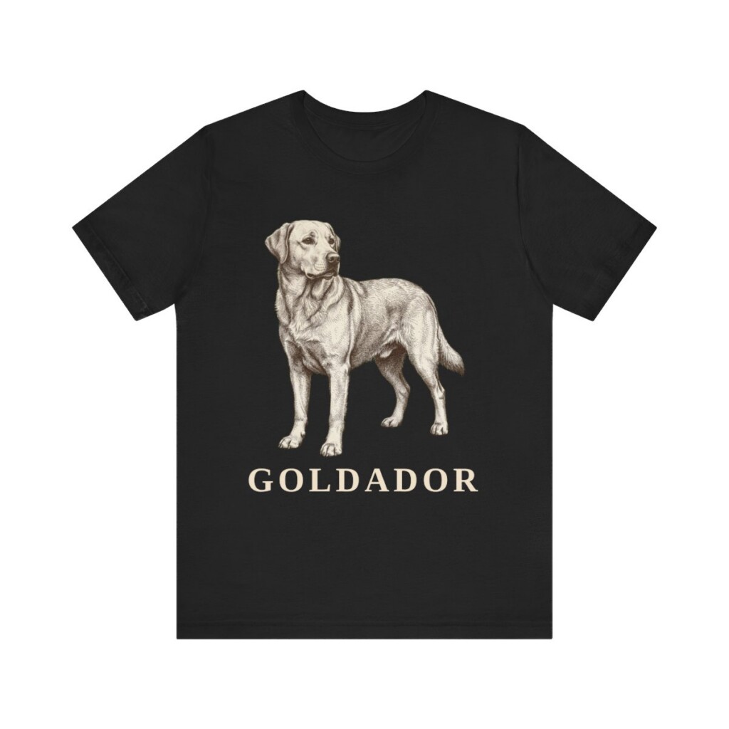 Goldador Lover Shirt, Vintage Dog Sketch Tee, Dog Lover Gift