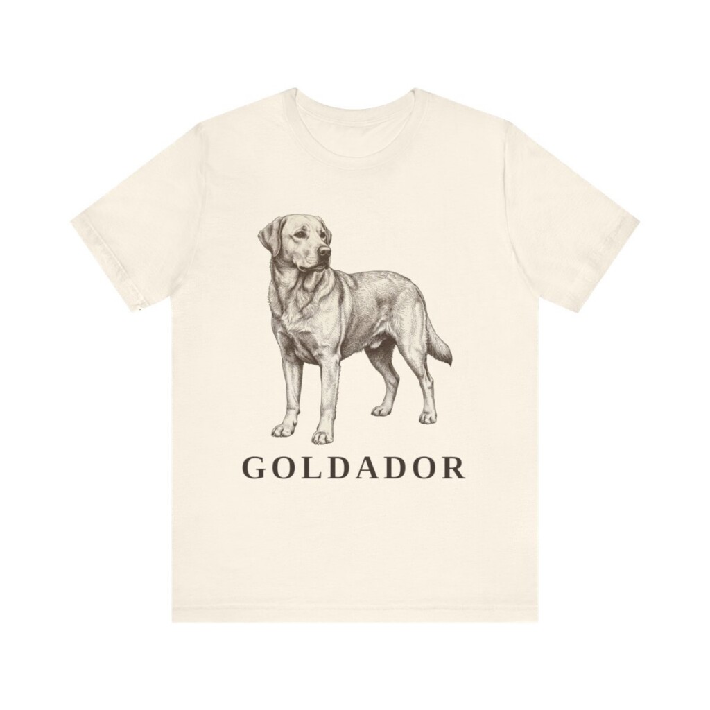 Goldador Lover Shirt, Vintage Dog Sketch Tee, Dog Lover Gift