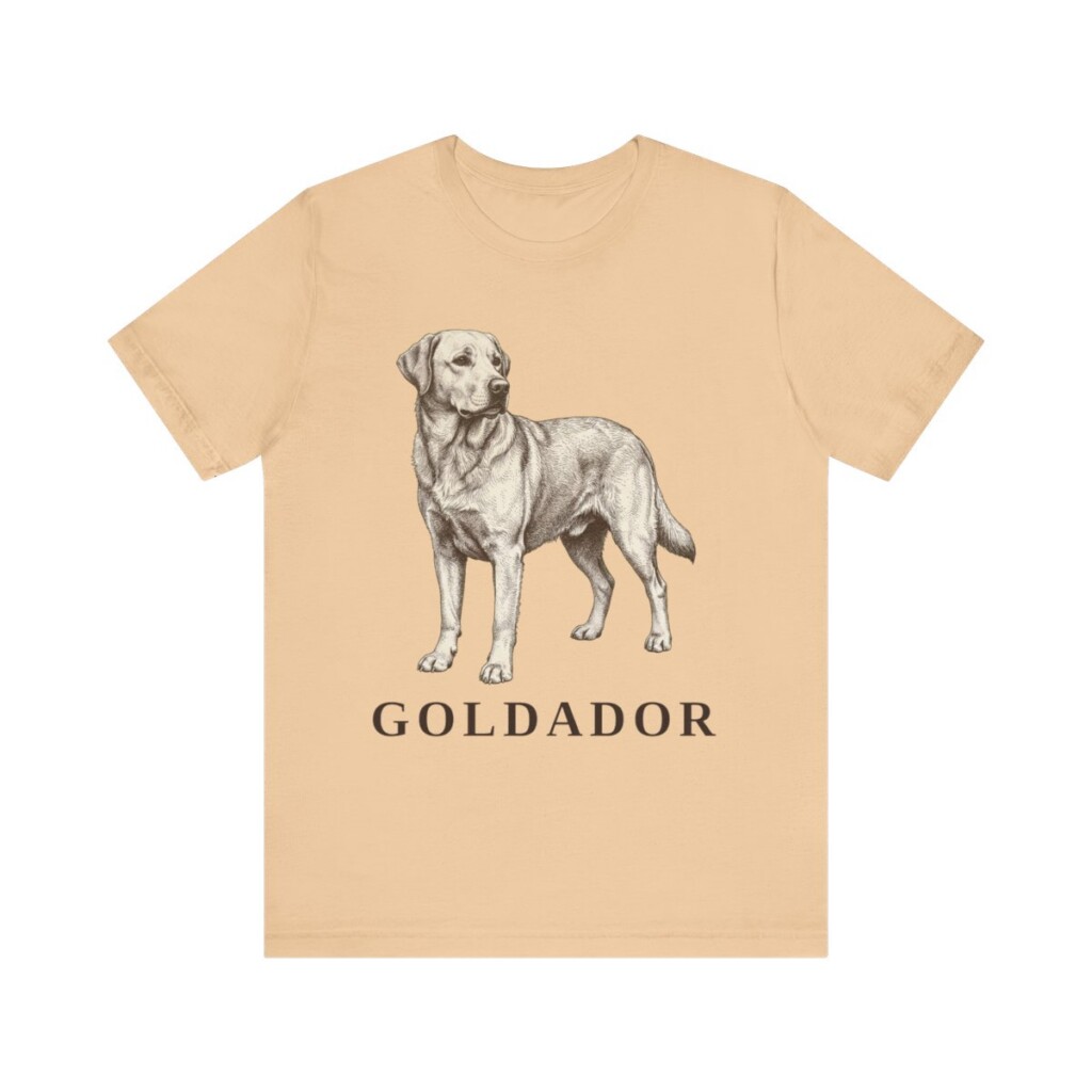 Goldador Lover Shirt, Vintage Dog Sketch Tee, Dog Lover Gift