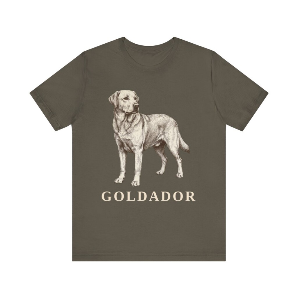 Goldador Lover Shirt, Vintage Dog Sketch Tee, Dog Lover Gift