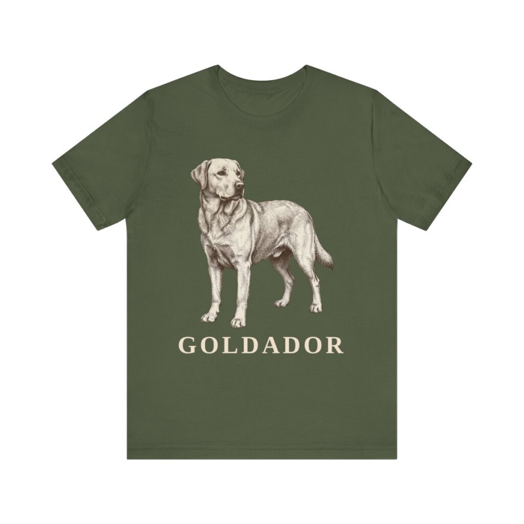 Goldador Lover Shirt, Vintage Dog Sketch Tee, Dog Lover Gift