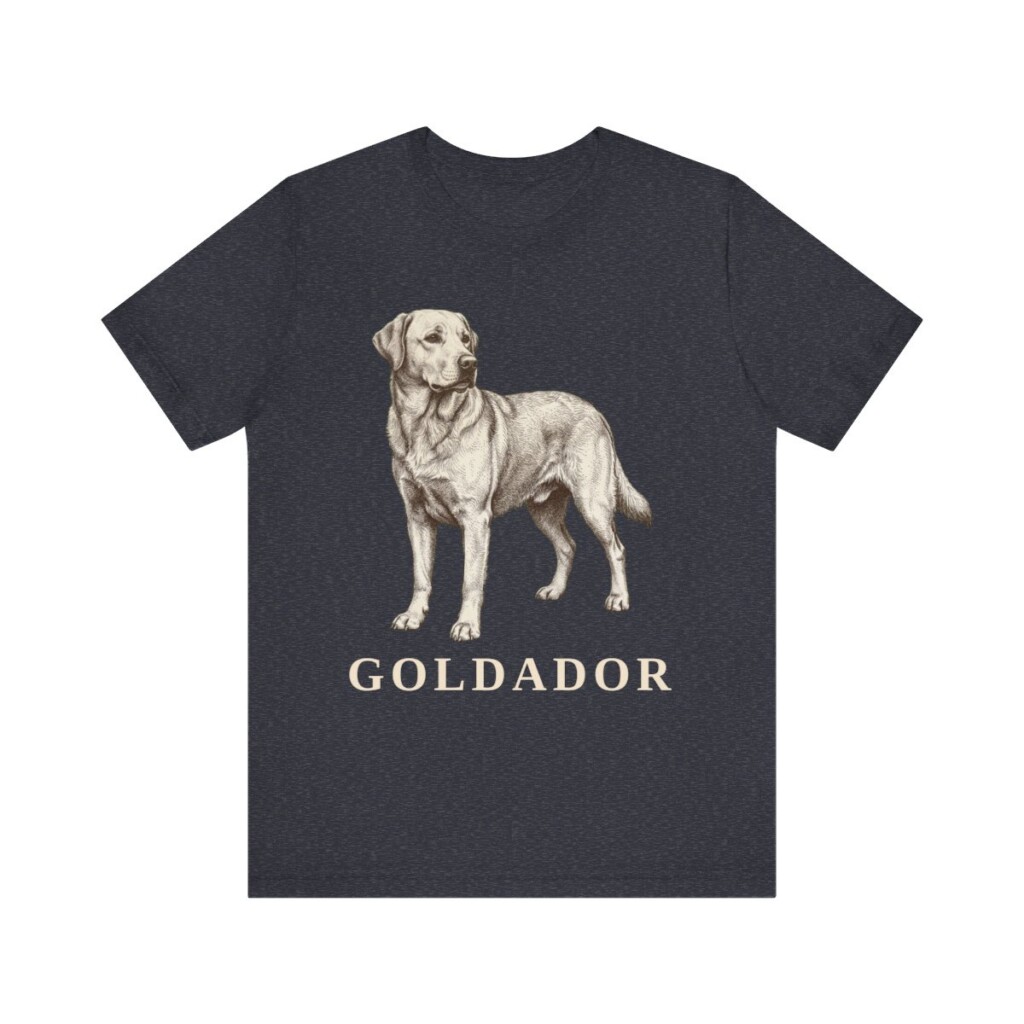 Goldador Lover Shirt, Vintage Dog Sketch Tee, Dog Lover Gift