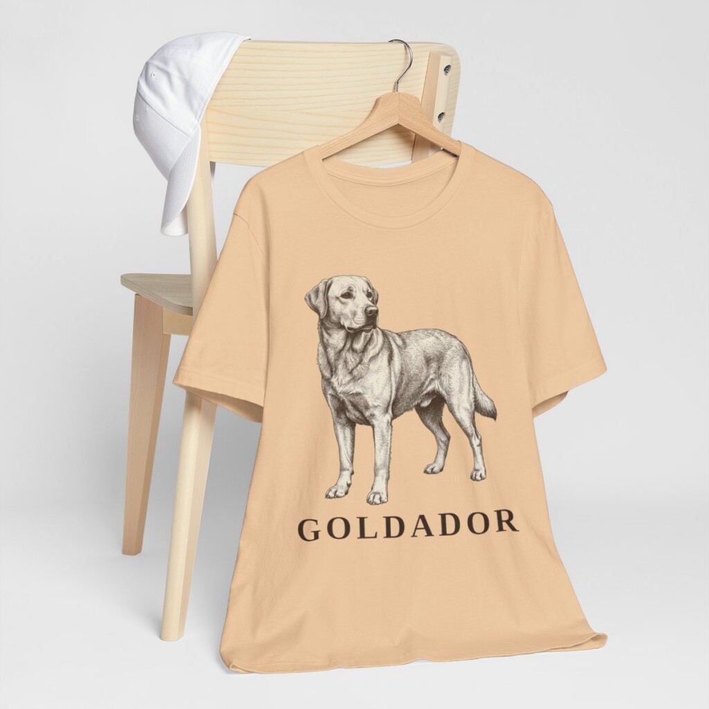 Goldador Lover Shirt, Vintage Dog Sketch Tee, Dog Lover Gift