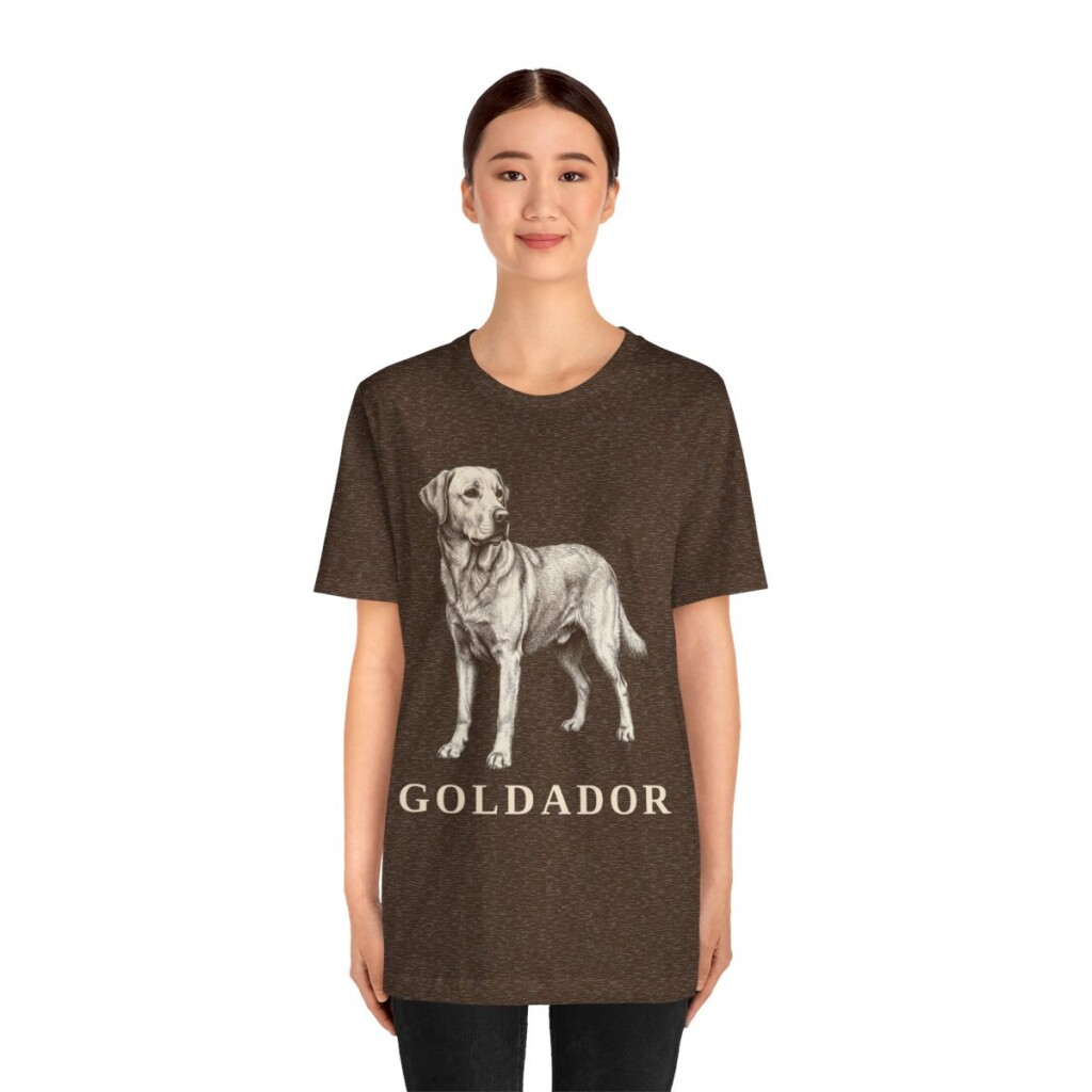 Goldador Lover Shirt, Vintage Dog Sketch Tee, Dog Lover Gift
