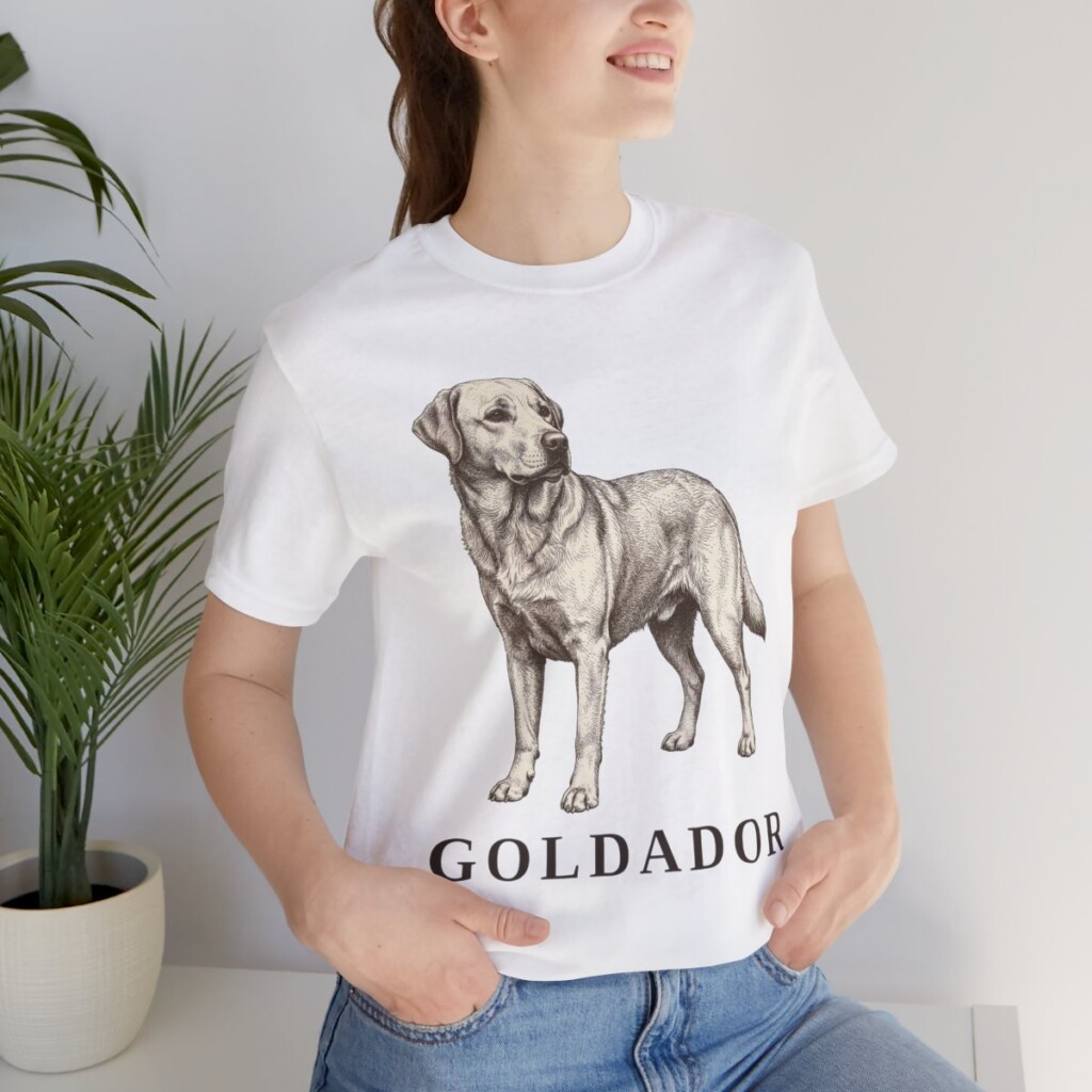 Goldador Lover Shirt, Vintage Dog Sketch Tee, Dog Lover Gift