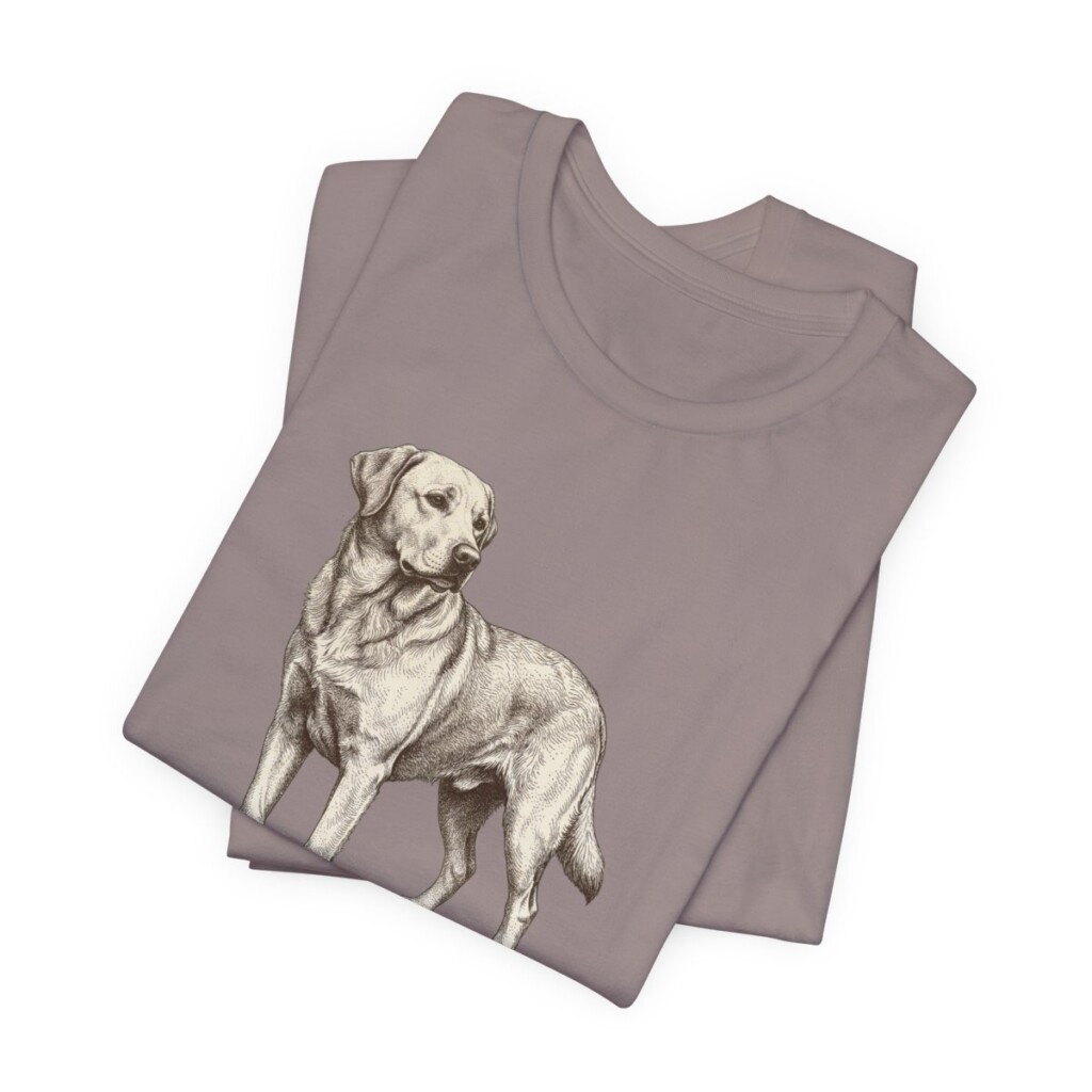 Goldador Humor Shirt, Vintage Dog Sketch Tee, Dog Humor Gift