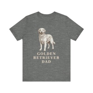 Golden Retriever Dad Shirt, Vintage Dog Sketch Tee, Dog Dad Gift