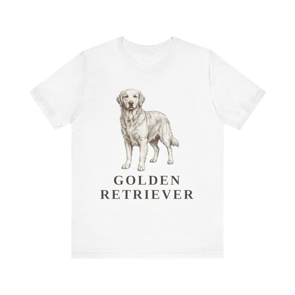 Golden Retriever Lover Shirt, Vintage Dog Sketch Tee, Dog Lover Gift Golden Retriever Lover Shirt, Vintage Dog Sketch Tee, Dog Lover Gift