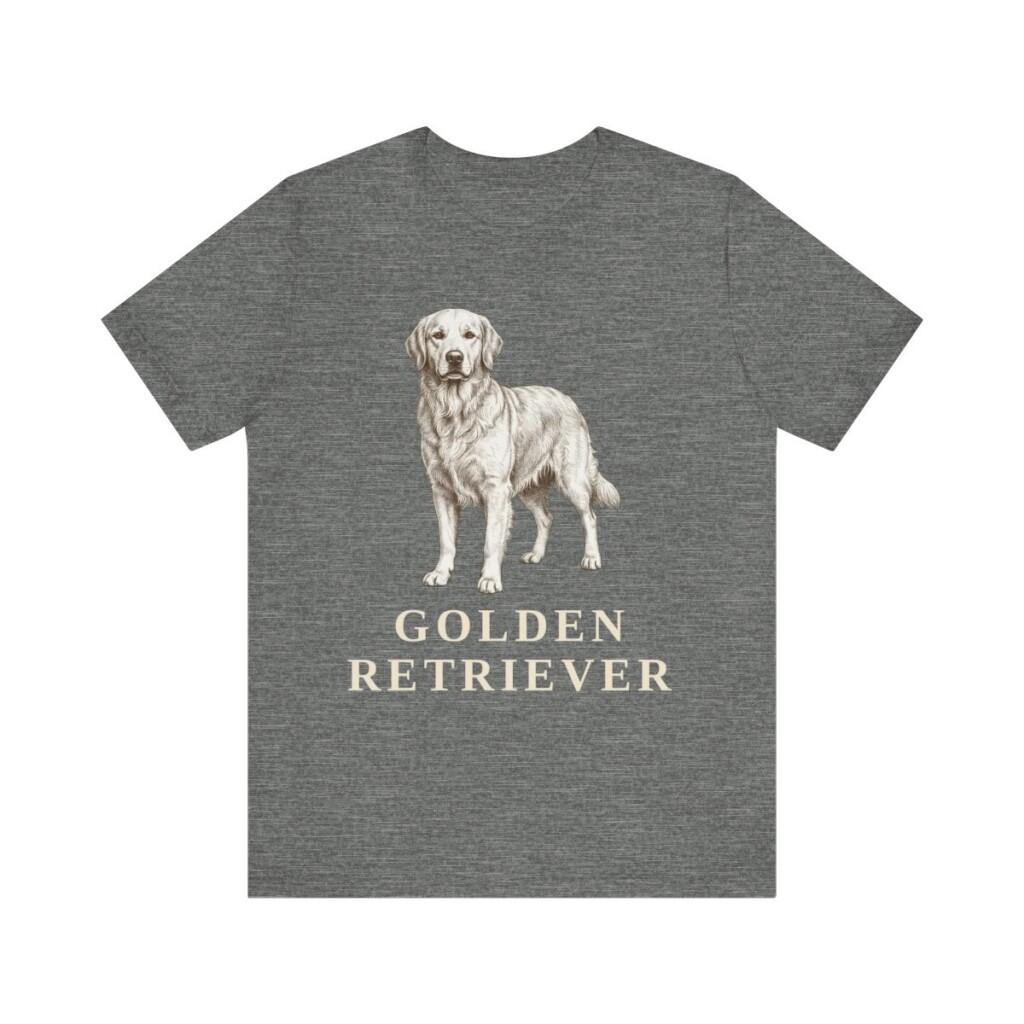 Golden Retriever Lover Shirt, Vintage Dog Sketch Tee, Dog Lover Gift Golden Retriever Lover Shirt, Vintage Dog Sketch Tee, Dog Lover Gift