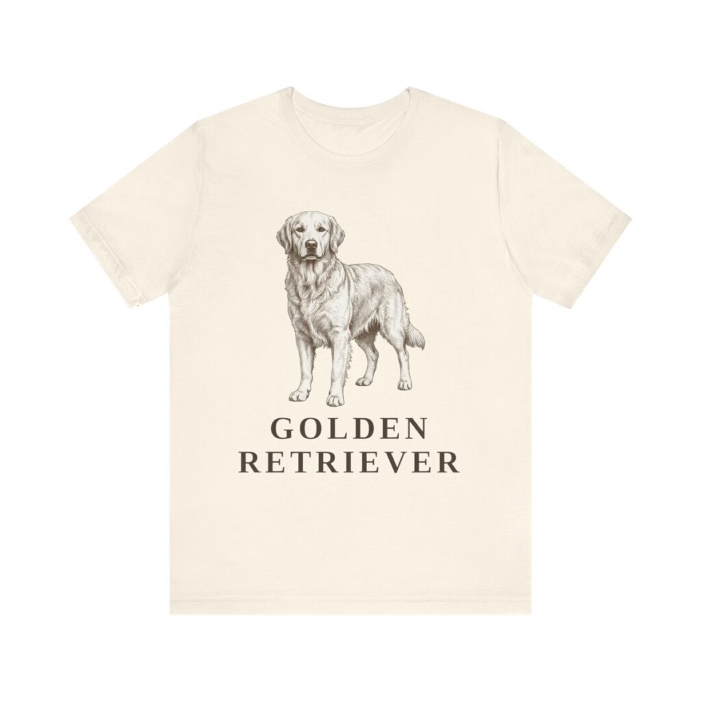 Golden Retriever Lover Shirt, Vintage Dog Sketch Tee, Dog Lover Gift Golden Retriever Lover Shirt, Vintage Dog Sketch Tee, Dog Lover Gift