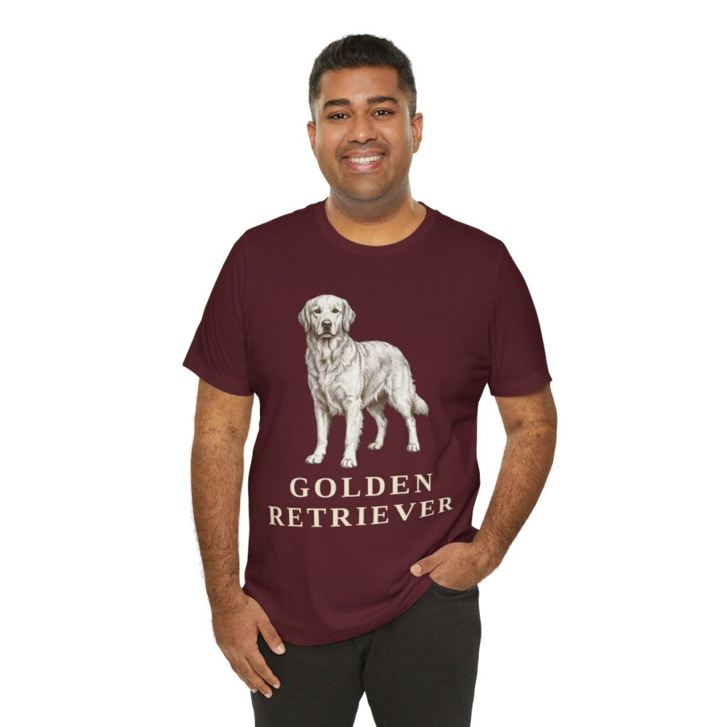 Golden Retriever Lover Shirt, Vintage Dog Sketch Tee, Dog Lover Gift Golden Retriever Lover Shirt, Vintage Dog Sketch Tee, Dog Lover Gift
