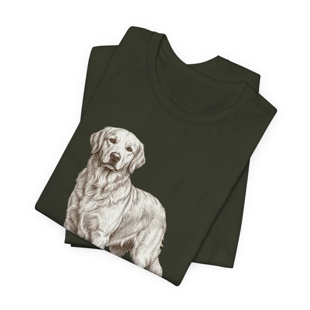 Golden Retriever Humor Shirt, Vintage Dog Sketch Tee, Dog Humor Gift Golden Retriever Humor Shirt, Vintage Dog Sketch Tee, Dog Humor Gift