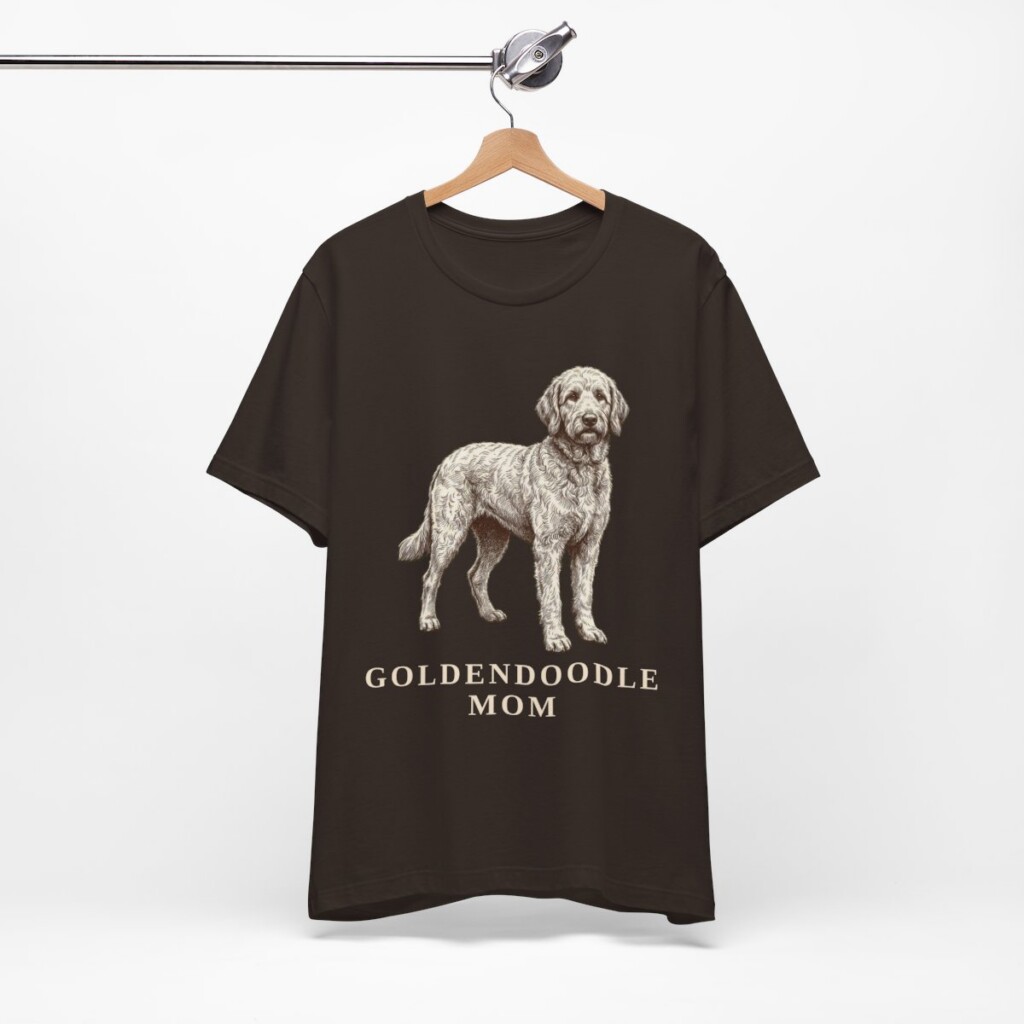 Goldendoodle Mom Shirt, Vintage Dog Sketch Tee, Dog Mom Gift Goldendoodle Mom Shirt, Vintage Dog Sketch Tee, Dog Mom Gift