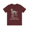 Gordon Setter Dad Shirt, Vintage Dog Sketch Tee, Dog Dad Gift