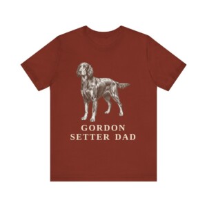 Gordon Setter Dad Shirt, Vintage Dog Sketch Tee, Dog Dad Gift