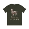 Gordon Setter Dad Shirt, Vintage Dog Sketch Tee, Dog Dad Gift