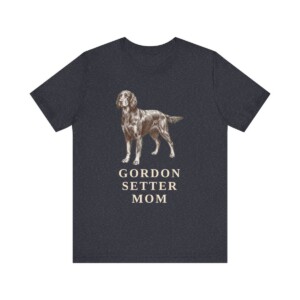Gordon Setter Mom Shirt, Vintage Dog Sketch Tee, Dog Mom Gift