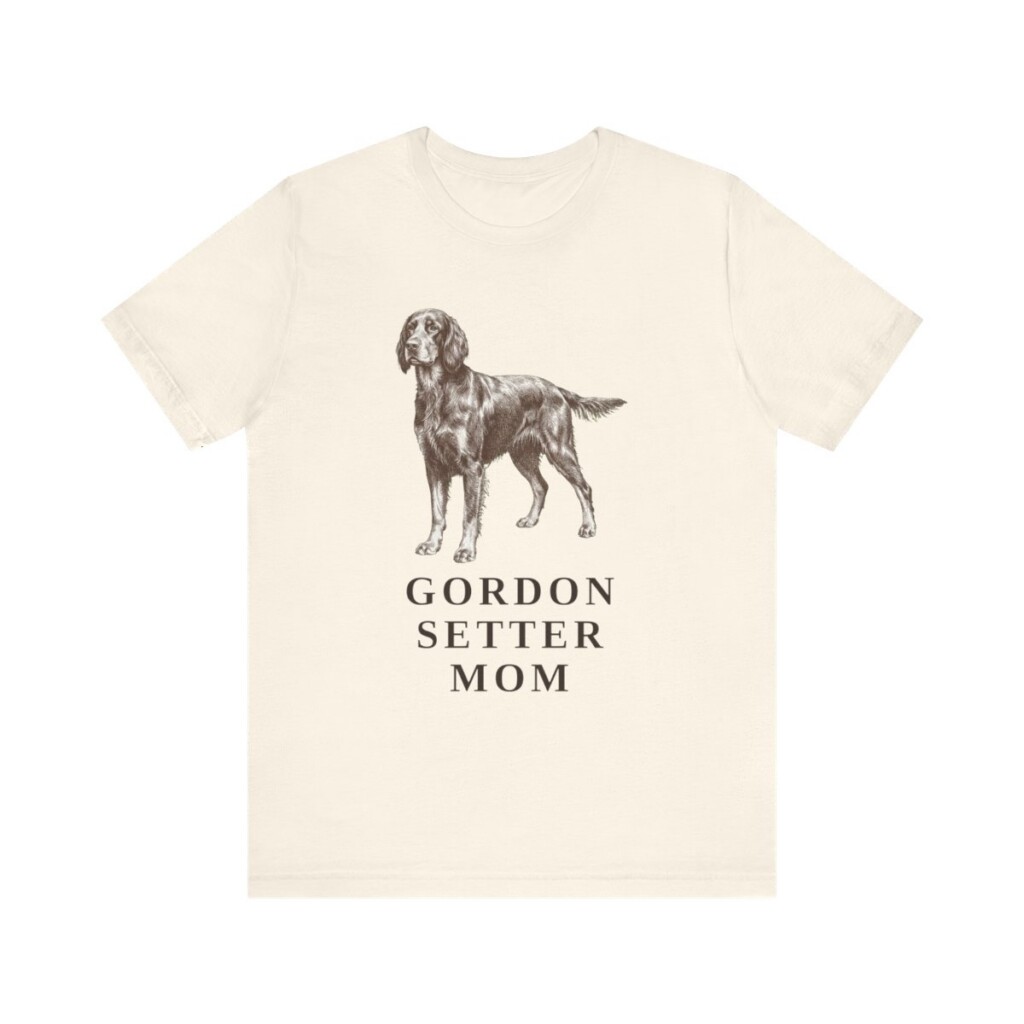 Gordon Setter Mom Shirt, Vintage Dog Sketch Tee, Dog Mom Gift Gordon Setter Mom Shirt, Vintage Dog Sketch Tee, Dog Mom Gift