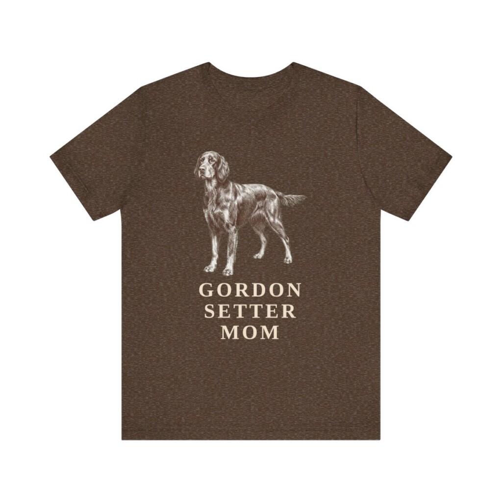 Gordon Setter Mom Shirt, Vintage Dog Sketch Tee, Dog Mom Gift Gordon Setter Mom Shirt, Vintage Dog Sketch Tee, Dog Mom Gift