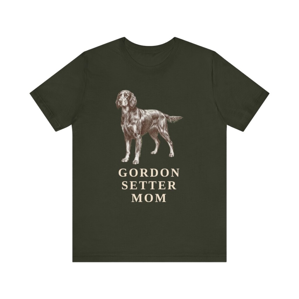 Gordon Setter Mom Shirt, Vintage Dog Sketch Tee, Dog Mom Gift Gordon Setter Mom Shirt, Vintage Dog Sketch Tee, Dog Mom Gift