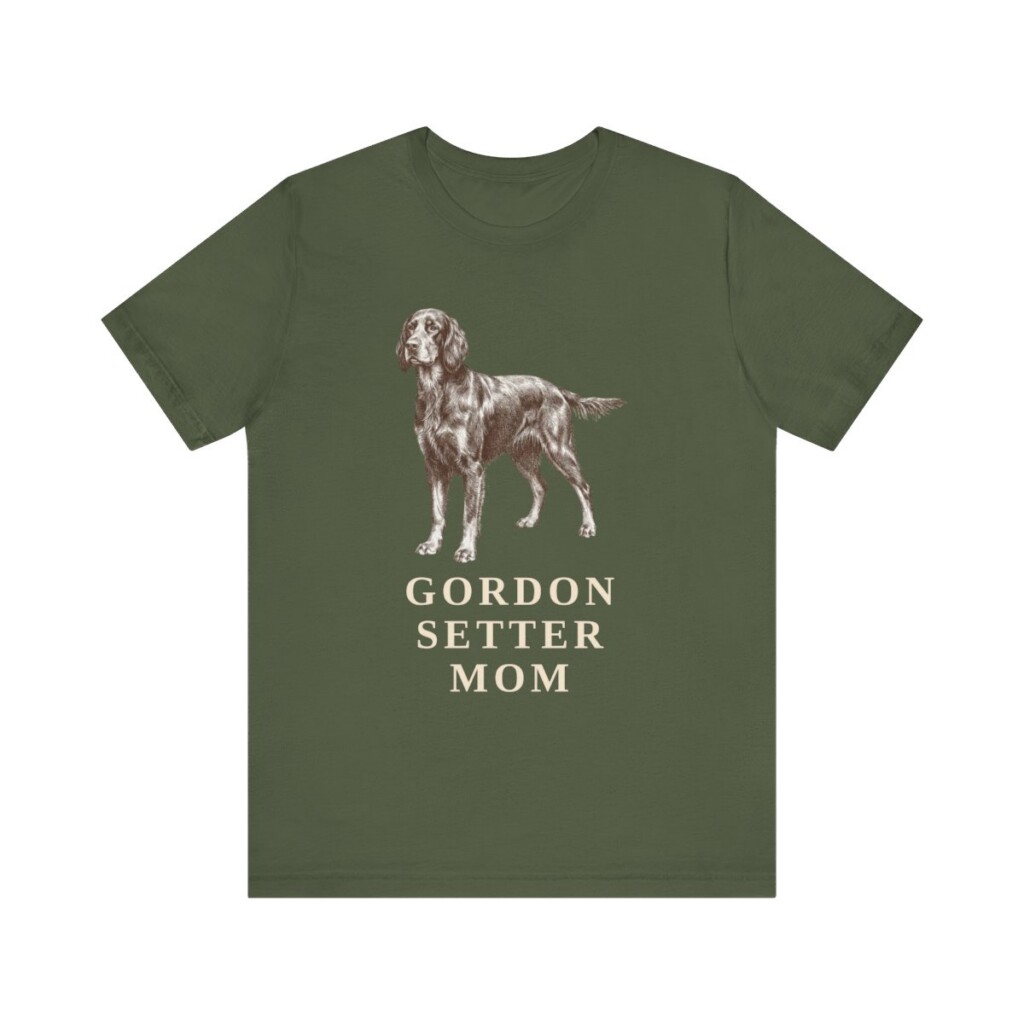 Gordon Setter Mom Shirt, Vintage Dog Sketch Tee, Dog Mom Gift Gordon Setter Mom Shirt, Vintage Dog Sketch Tee, Dog Mom Gift