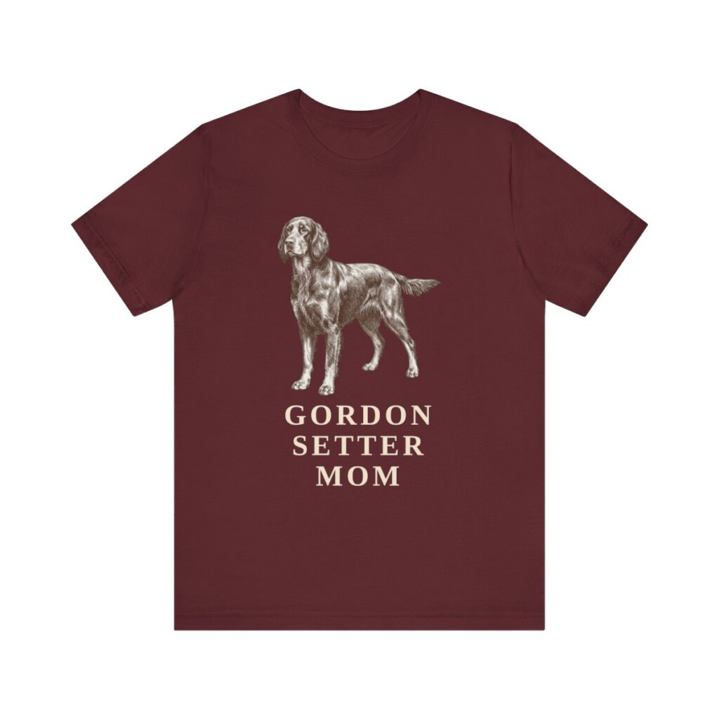 Gordon Setter Mom Shirt, Vintage Dog Sketch Tee, Dog Mom Gift Gordon Setter Mom Shirt, Vintage Dog Sketch Tee, Dog Mom Gift