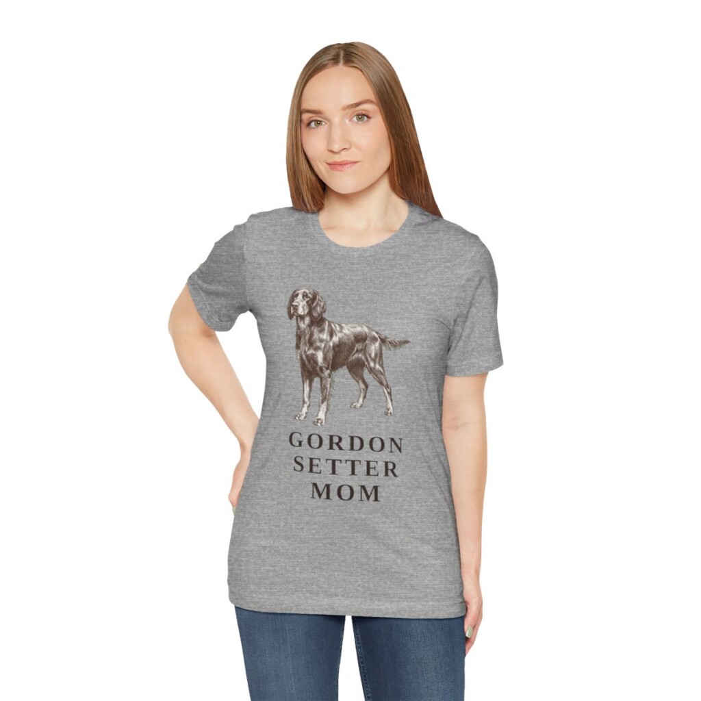 Gordon Setter Mom Shirt, Vintage Dog Sketch Tee, Dog Mom Gift Gordon Setter Mom Shirt, Vintage Dog Sketch Tee, Dog Mom Gift