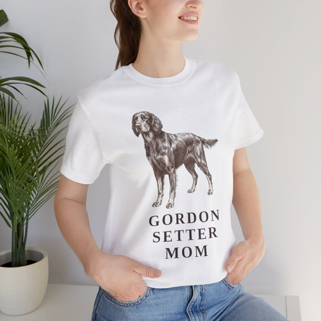 Gordon Setter Mom Shirt, Vintage Dog Sketch Tee, Dog Mom Gift Gordon Setter Mom Shirt, Vintage Dog Sketch Tee, Dog Mom Gift