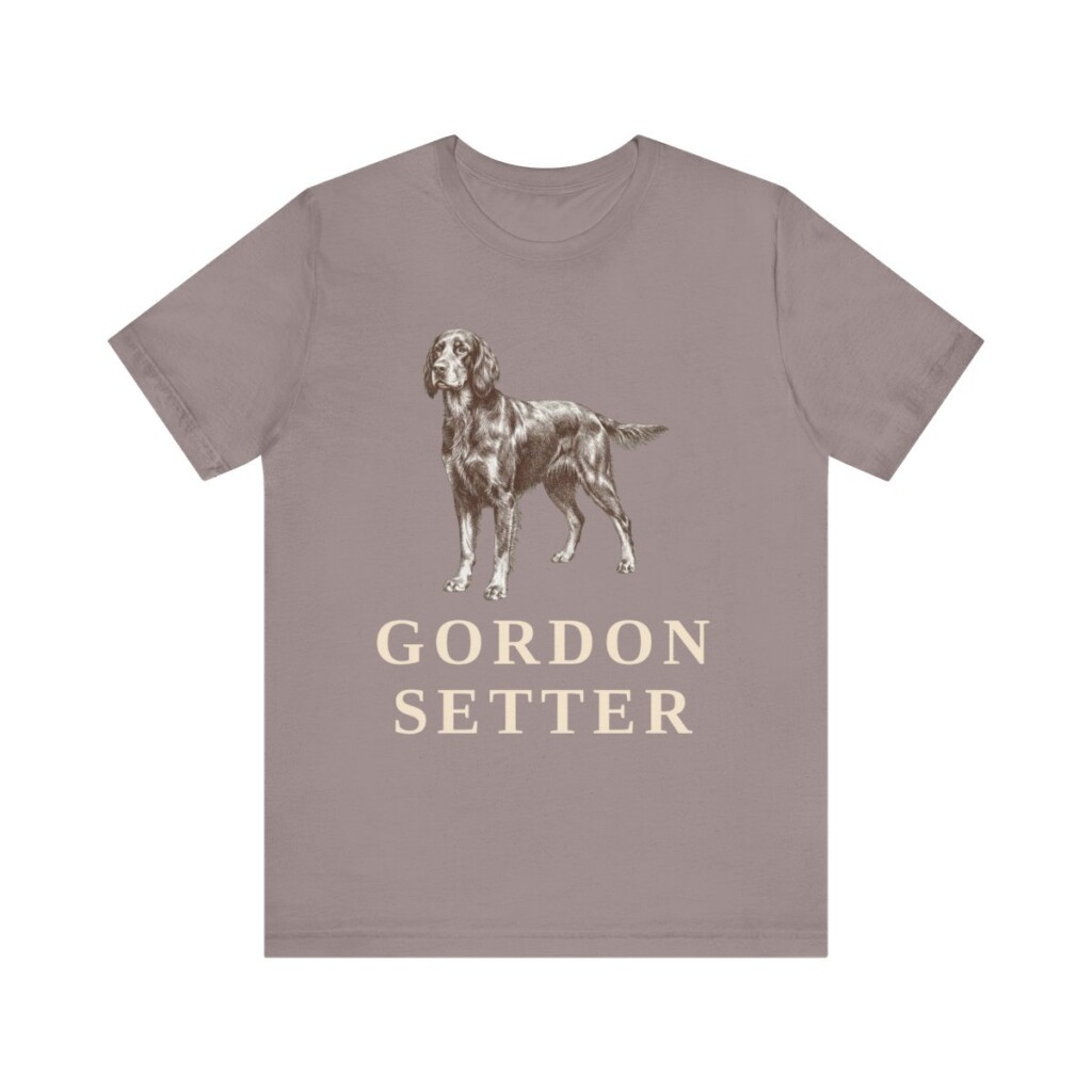 Gordon Setter Lover Shirt, Vintage Dog Sketch Tee, Dog Lover Gift