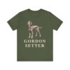 Gordon Setter Lover Shirt, Vintage Dog Sketch Tee, Dog Lover Gift