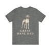 Great Dane Dad Shirt, Vintage Dog Sketch Tee, Dog Dad Gift
