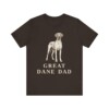 Great Dane Dad Shirt, Vintage Dog Sketch Tee, Dog Dad Gift