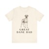 Great Dane Dad Shirt, Vintage Dog Sketch Tee, Dog Dad Gift
