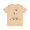 Great Dane Dad Shirt, Vintage Dog Sketch Tee, Dog Dad Gift
