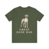 Great Dane Dad Shirt, Vintage Dog Sketch Tee, Dog Dad Gift