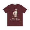 Great Dane Mom Shirt, Vintage Dog Sketch Tee, Dog Mom Gift