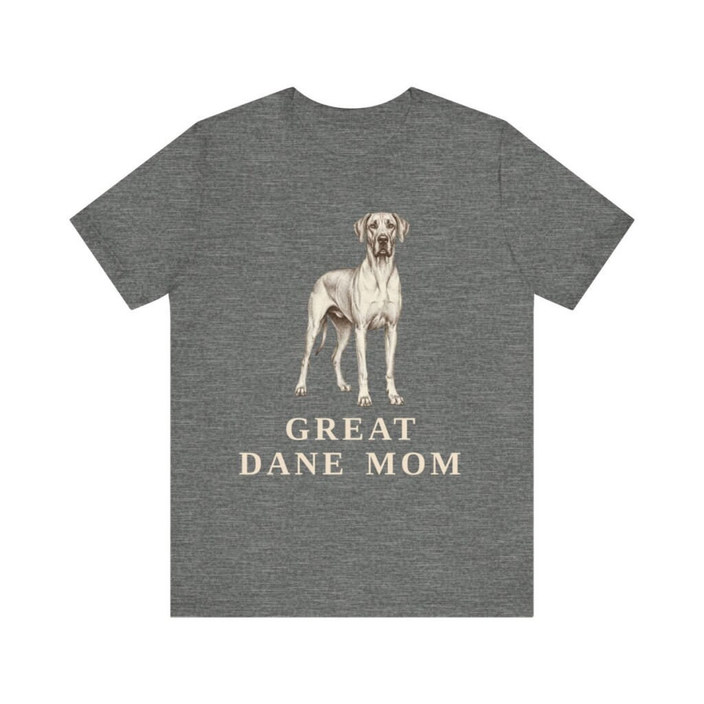 Great Dane Mom Shirt, Vintage Dog Sketch Tee, Dog Mom Gift